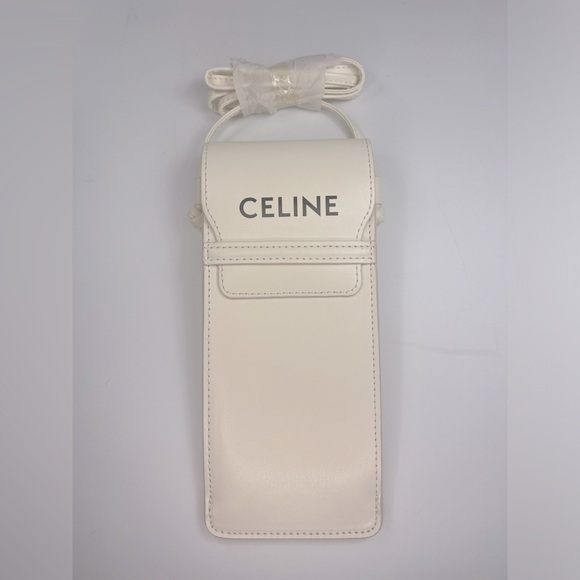 Celine Smooth Calfskin Sunglasses Pouch White - Picture 1 of 16